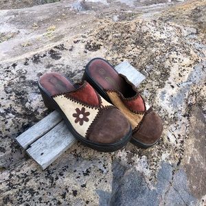 Vintage Leather Lower East Side Patchwork Clog